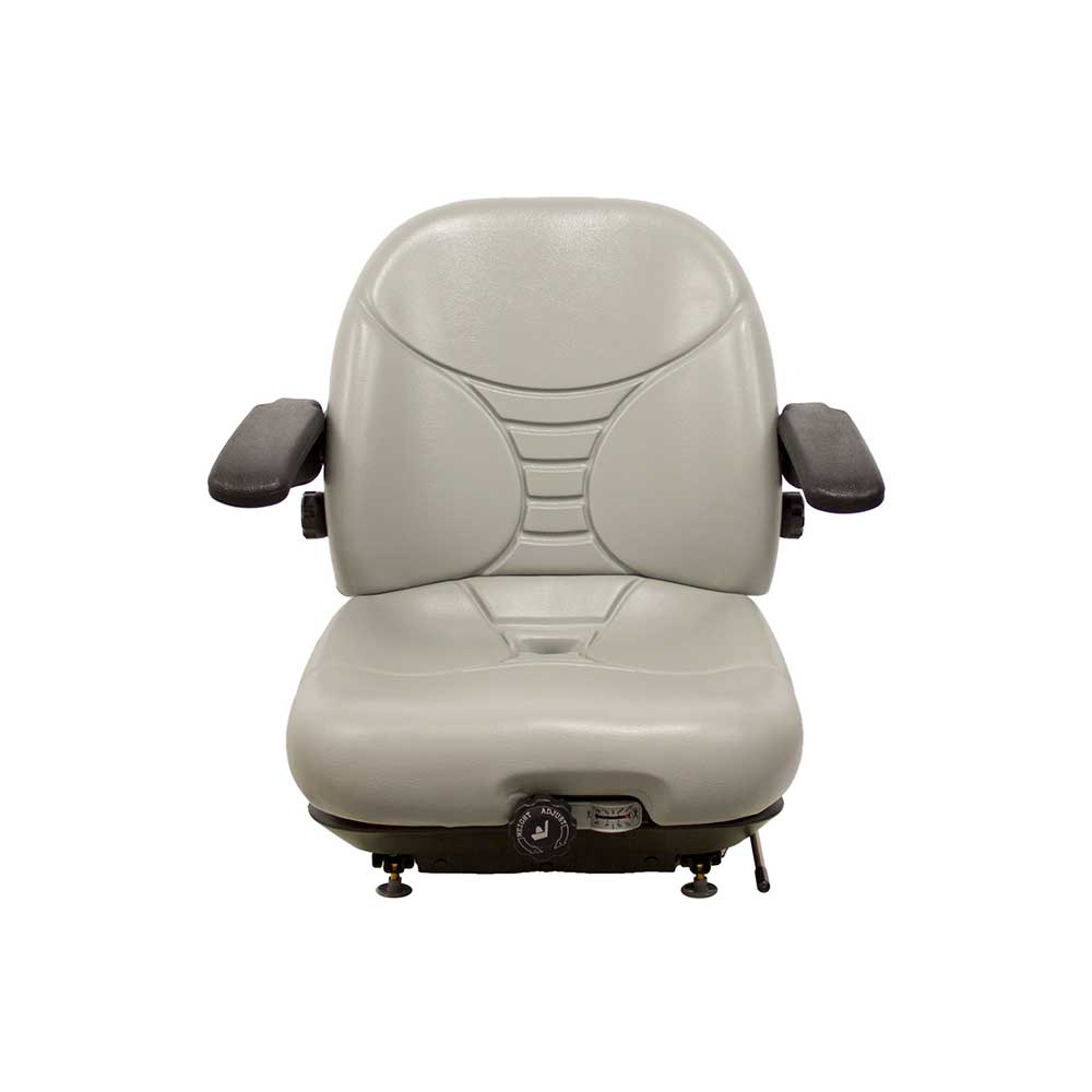 Milsco | V5300 | Seat & Mechanical Suspension | OPS | Armrests | Gray Vinyl | 7936