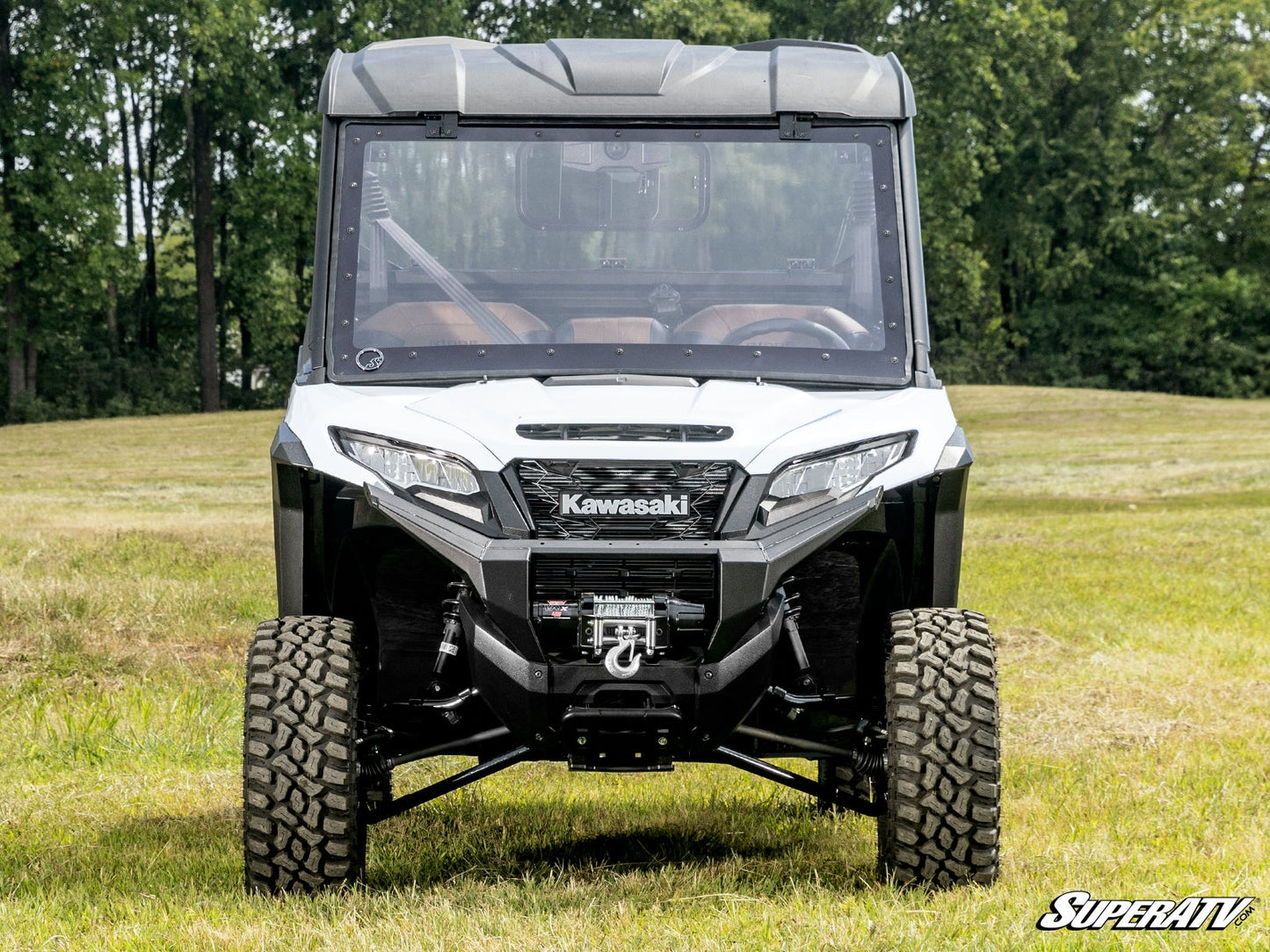 Kawasaki Ridge MaXDrive Power Flip Windshield