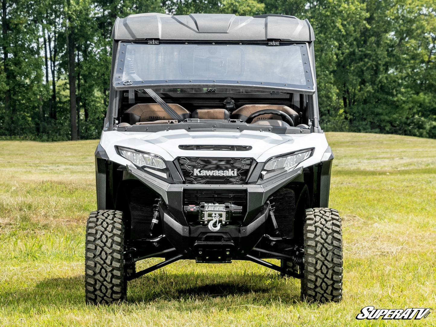 Kawasaki Ridge MaXDrive Power Flip Windshield