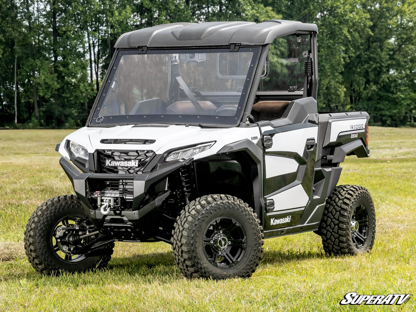 Kawasaki Ridge MaXDrive Power Flip Windshield