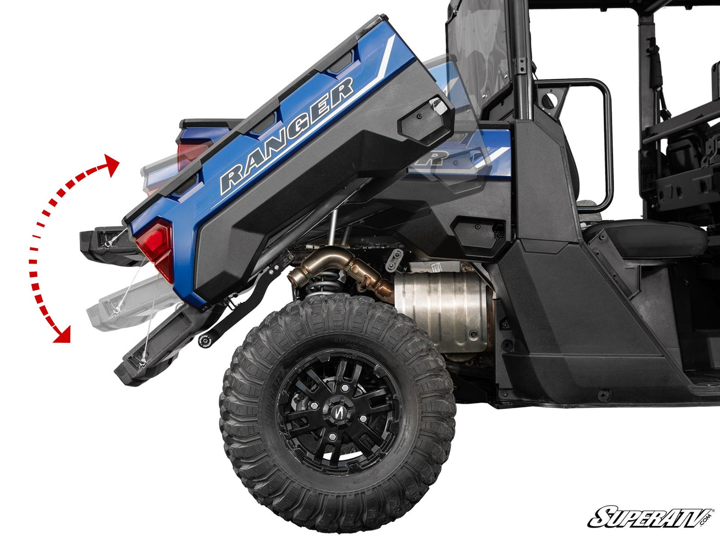 SuperATV Electric Dump Bed Kit For Polaris Ranger 1000 / XP 1000