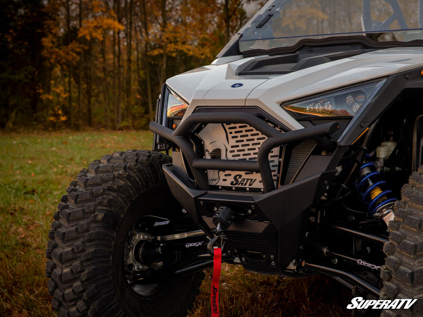 Polaris RZR Turbo R Skull Style Grille Insert