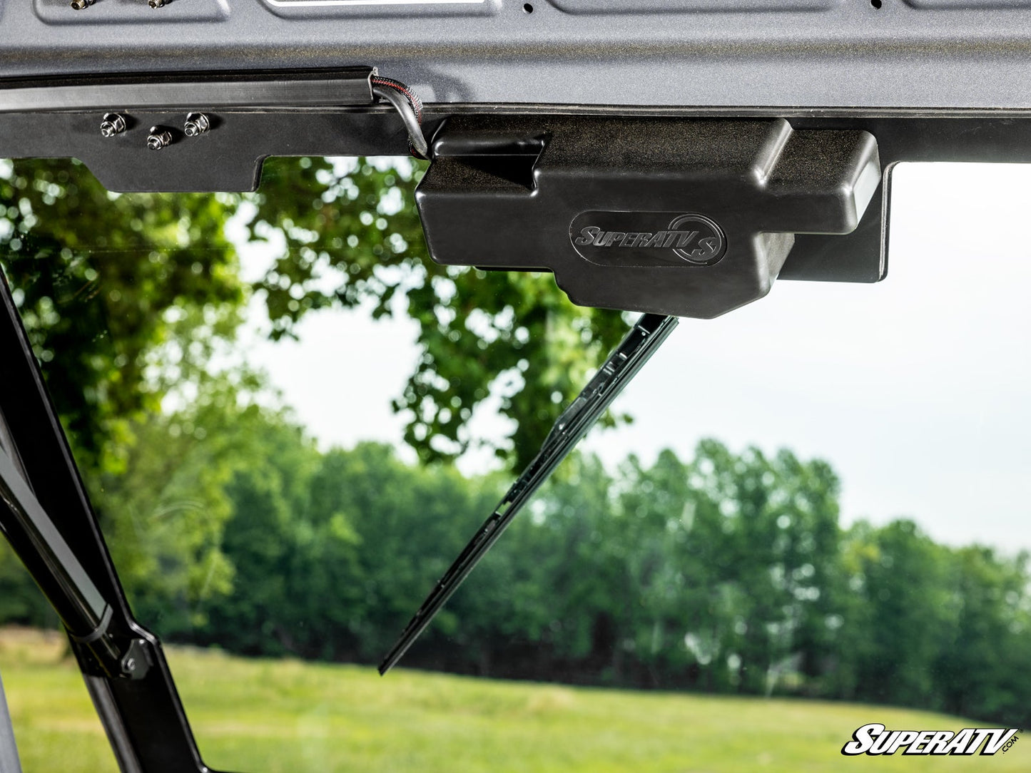 Electric UTV Windshield Wiper Kit For SuperATV MaXDrive Power Flip Glass Windshields