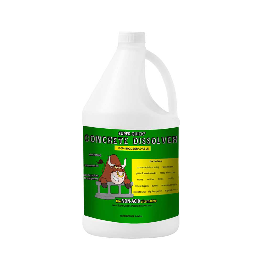 Bullseye | Super Concrete Dissolver 1 Gallon Bottle | Case Of 4