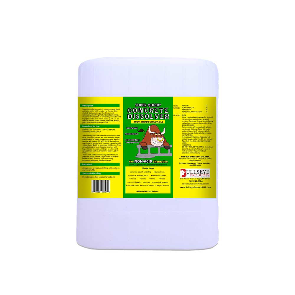 Bullseye | Super Concrete Dissolver 5 Gallon Container