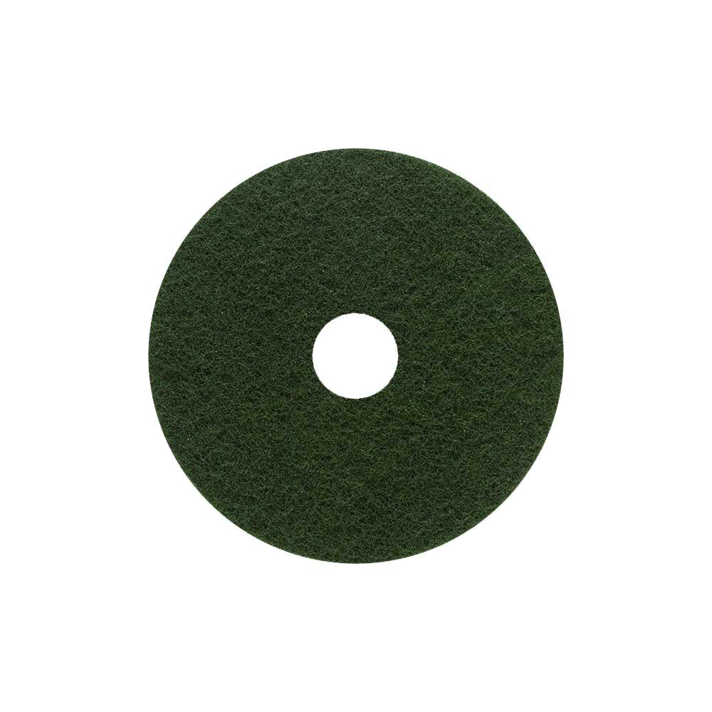 Virginia Abrasives Green Scrub 16-In. X 1-In. Thick Pads | Box of 5