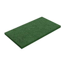 Virginia Abrasives Green Scrub 12-In. X 18-In. X 1-In. Thick Pads | Box of 5