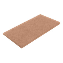 Virginia Abrasives Tan Buffer 12-In. X 18-In. X 1-In. Thick Pads | Box of 5