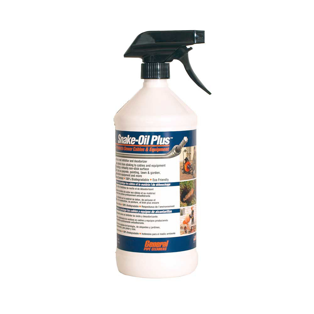 General Pipe Snake Oil Plus | 1 Quart with Sprayer