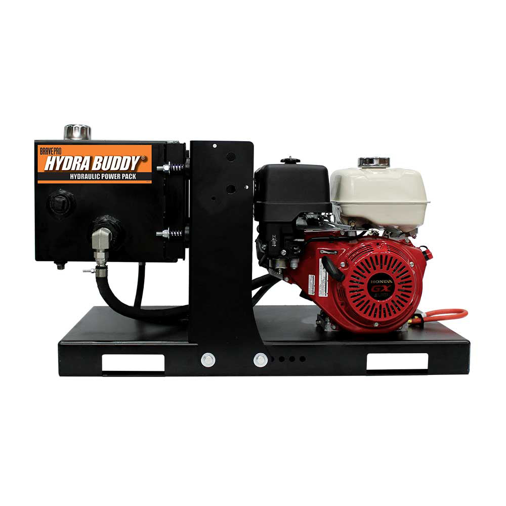 BravePro Hydraulic Power Pack | 2,000 PSI | 7 GPM | Recoil Start | Honda GX390