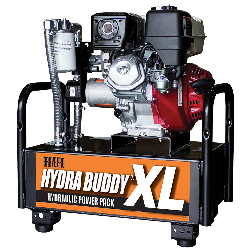 BravePro Hydra Buddy | Hydraulic Power Pack | 1,500 PSI | 7 GPM | Recoil Start | Honda GX270