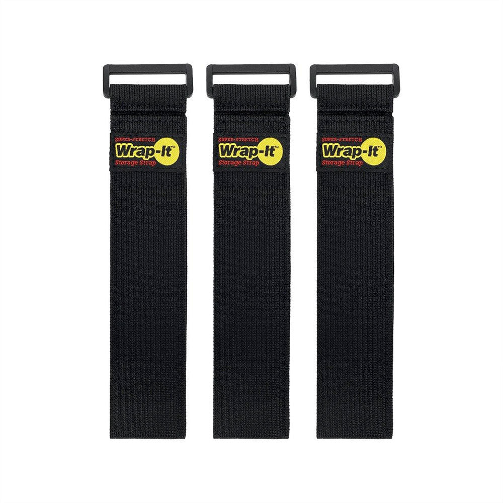 Wrap-It Super Stretch Storage Strap | 18-In. X 2-In. 6 Packs of 3