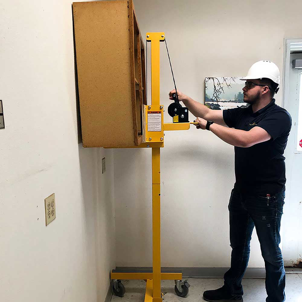 PanelLift | Cabinetizer Cabinet Lift Imported With Dolly And Counter Base