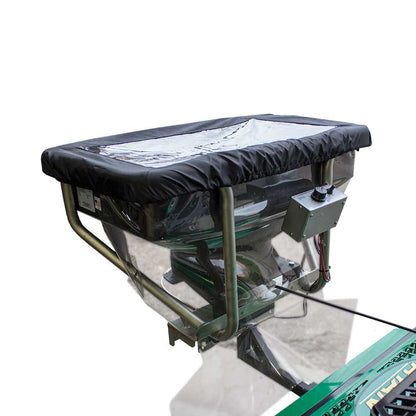 Jrco Broadcaster Spreader | Hitch Mount Attachment | Cable Control | For Side-by-Side Utility Vehicles, Stand-On Aerators, and Other Mowers or Blowers Equipped with Square Hitch Receiver Mount