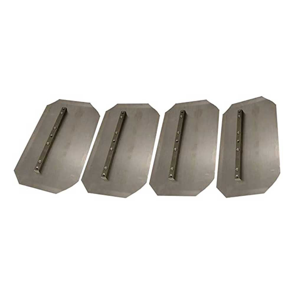 Brave | Combo Trowel Blade Set | 36-In. | Pack of 4 | 8-In. X 14-In.
