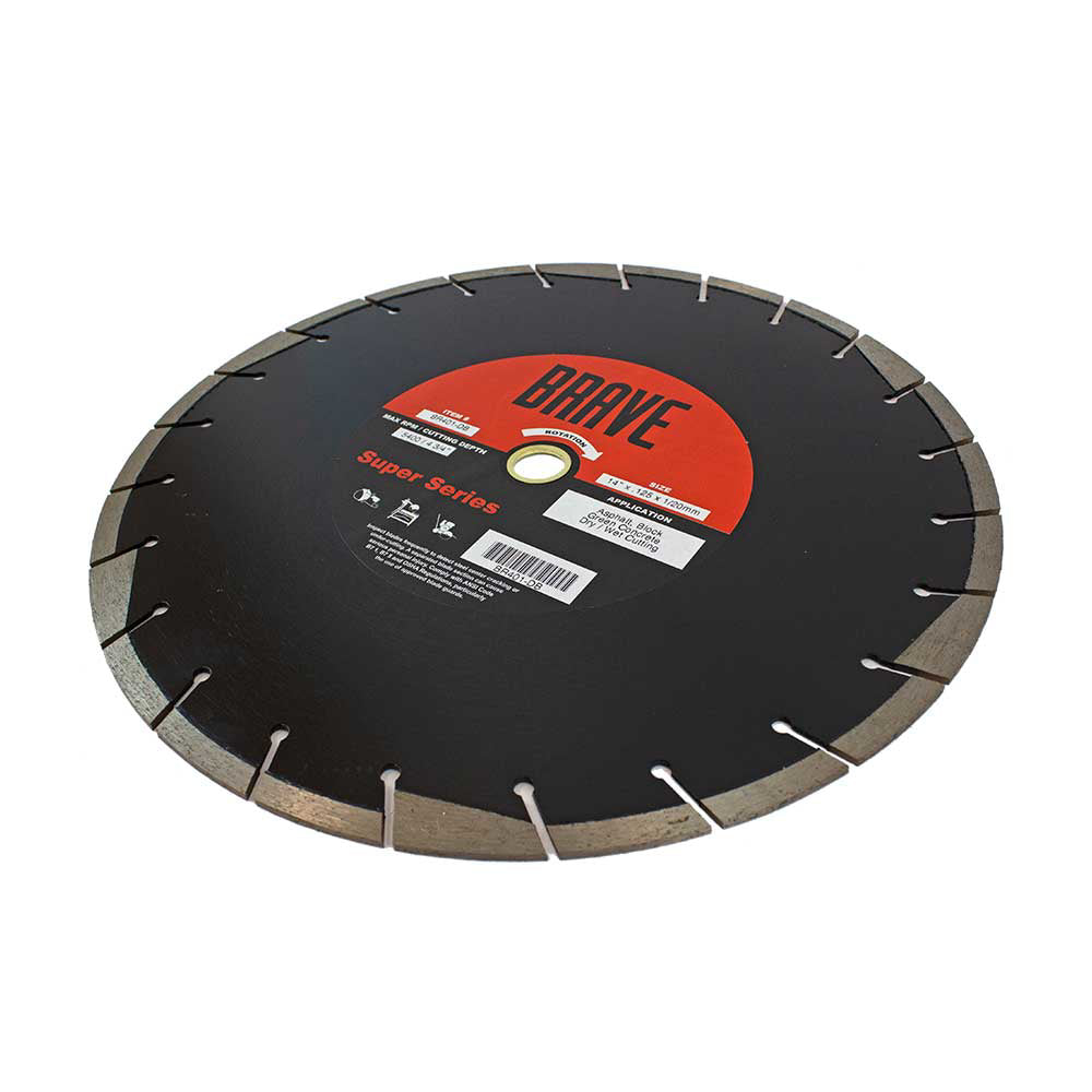 Brave | Diamond Blade | 14 X .125 X 1/20MM | Asphalt/Green Concrete