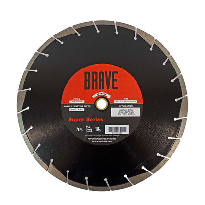 Brave | Diamond Blade | 14 X .125 X 1/20MM | Asphalt/Green Concrete