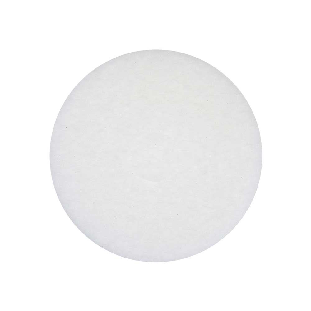 Norton Round Floor Pad | 17in White Super Gloss | Pack of 5