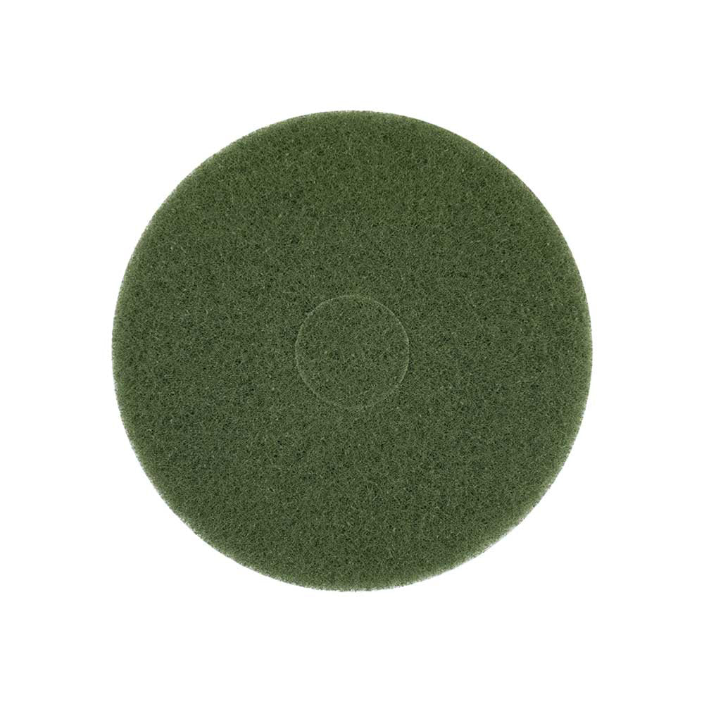 Norton Round Floor Pad | 17in Green Super Scrub | Pack of 5