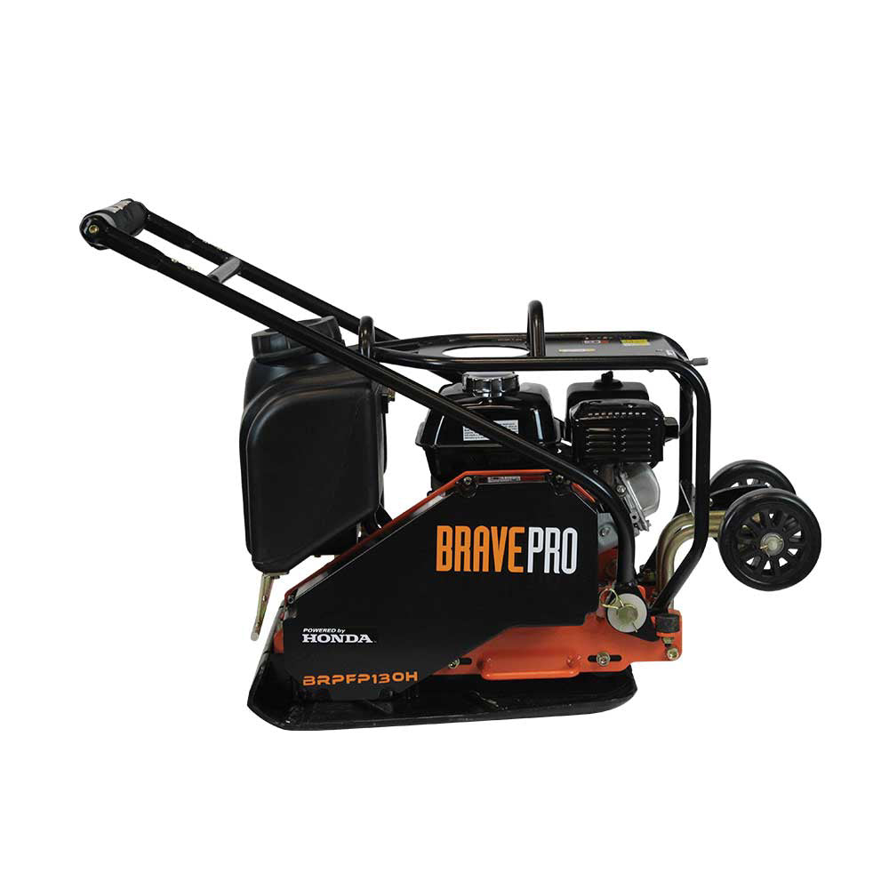 BravePro Forward Plate Compactor | 16 In. | Tank and Wheel Kit | Honda GX160