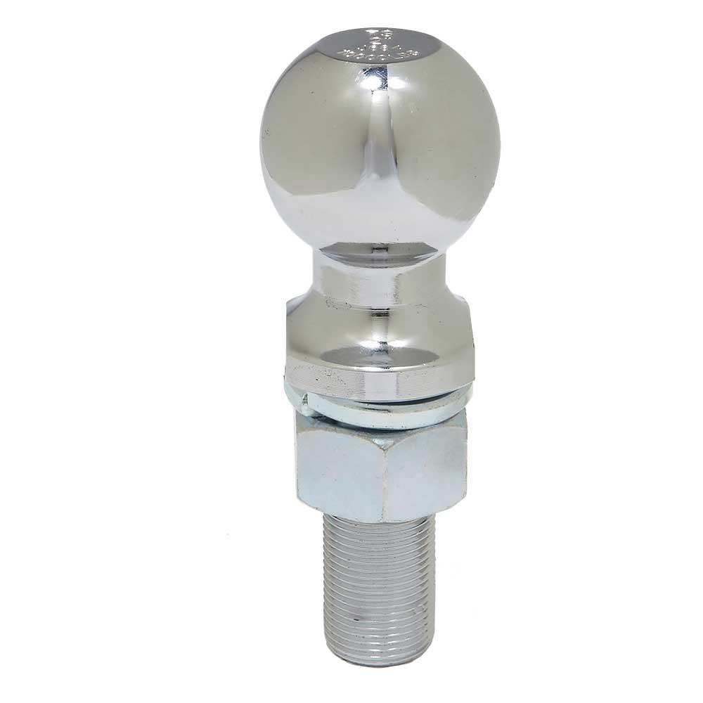 Ultra-Tow Chrome Hitch Ball 2-In. Ball | 1-In. Dia. X 2-3/4-In. L Shank | 10,000-Lb. Cap