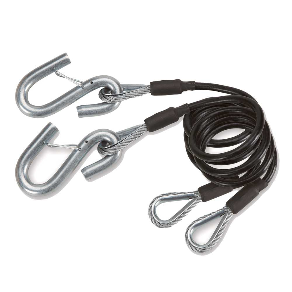 Ultra-Tow Safety Tow Cables with Safety Hooks | 2 Pack