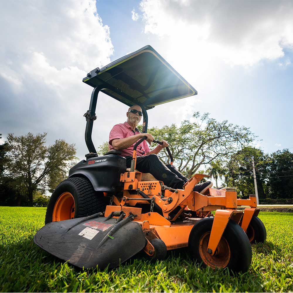 Eclipse Mower Canopy (Black With Square Rops Mount Hardware.)