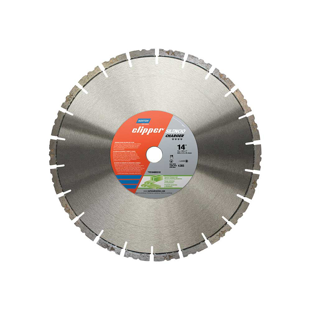 Norton Diamond Blade | Charger Silencio, 14 X 125 X 1/20MM