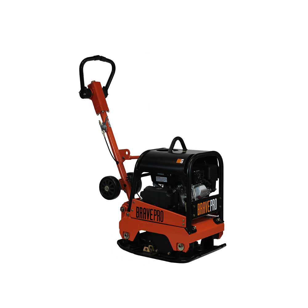 BravePro Reversible Plate Compactor | 15 In. | Wheel Kit | Honda GX160