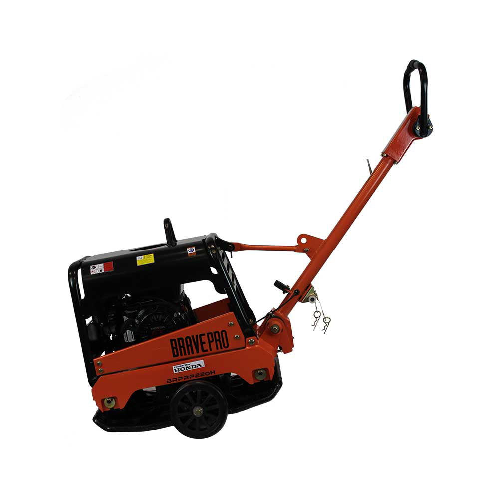 BravePro Reversible Plate Compactor | 20 In. | Wheel Kit | Honda GX200