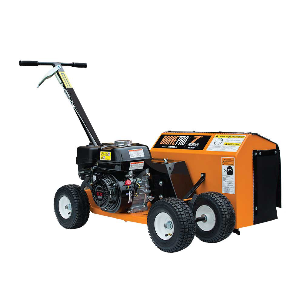 BravePro Trencher | 7 in. x 2 in. Clay Rotor | Honda GX200