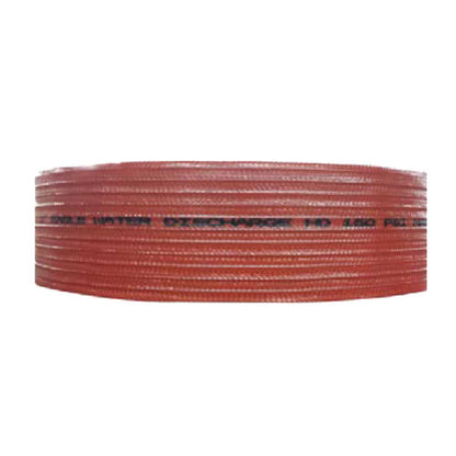 JGB | 3-In. X 50-Ft. Red PVC Discharge Hose CxE Camlocks