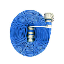 JGB | 3-In. X 50-Ft. Blue PVC Discharge Hose CxE Camlocks