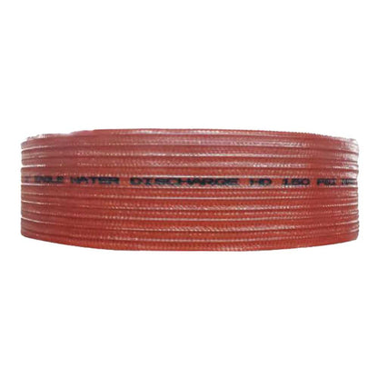 JGB | 4-In. X 50-Ft. Red PVC Discharge Hose MxF Water Shanks
