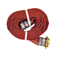 JGB | 6-In. x 50-Ft. Red PVC Discharge Hose MxF Water Shanks