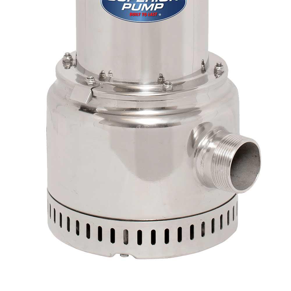 Superior Utility Pump | 1 HP | Stainless Steel | 1-1/2-In. NPT | 5898 GPH