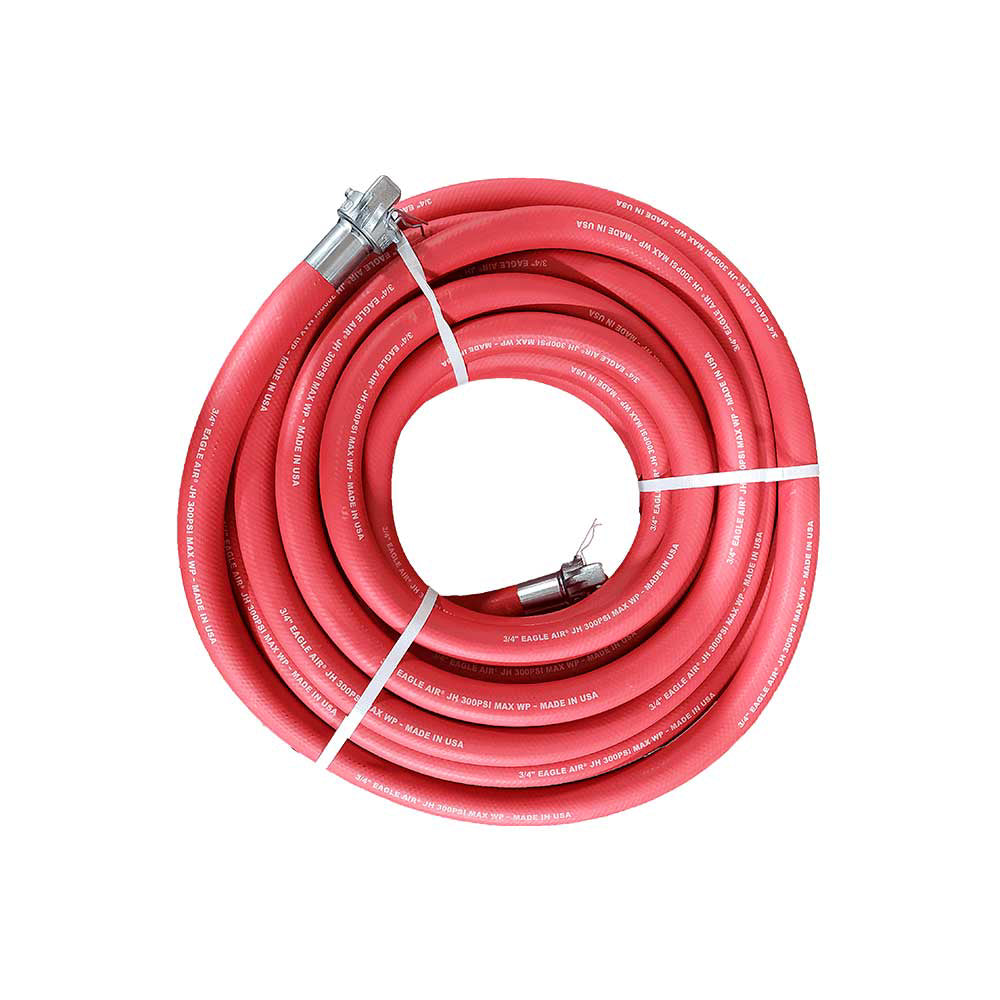 Eagle Air Jack Hammer Hose 3/4-In. X 50-Ft. 300 PSI | Red