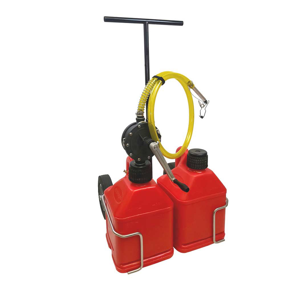 FLO-FAST | Professional 10 Gallon System | (2) 5 gallon containers | Red | Versa cart