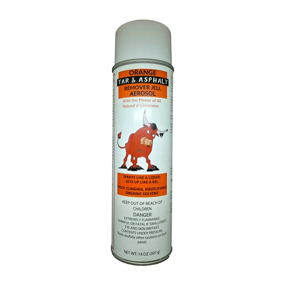 Bullseye | Orange Tar And Asphalt Remover 14OZ Aerosol Can | Case Of 12