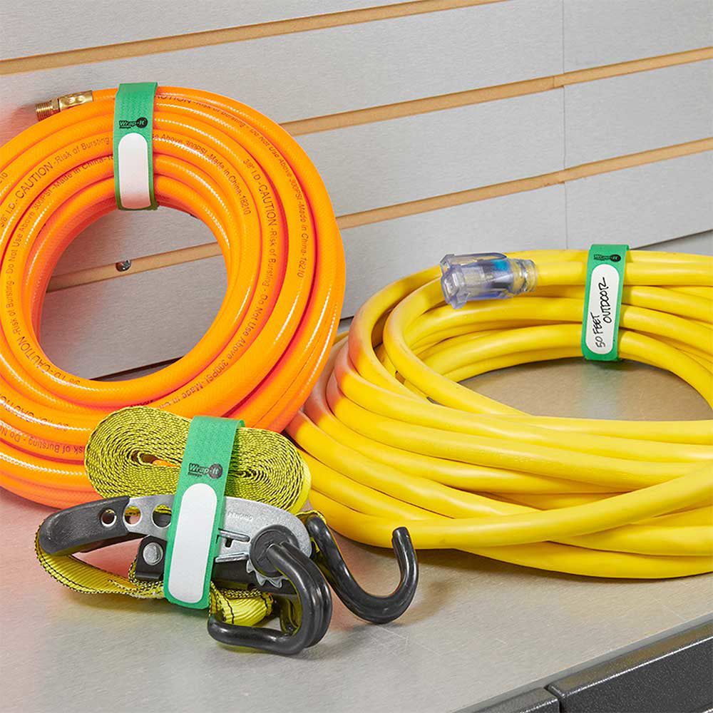 Wrap-It Cinch-Straps Combined H and L | 18-In. X 1-In. | 6 Packs of 6