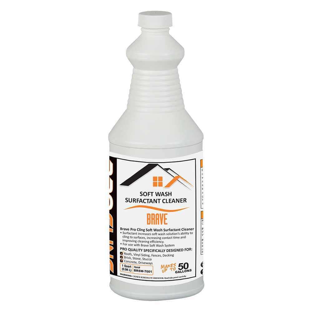 Brave | Soft Wash Surfactant Pro Cling | 1 Quart