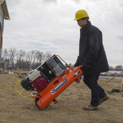 Industrial Air 8-Gallon Air Compressor | Wheelbarrow Style | 9.9 CFM @ 90 PSI | Honda GX160