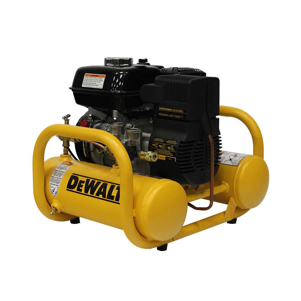DeWalt 4-Gallon Air Compressor | Pontoon Style | 5.0 CFM @ 90 PSI | Honda GX160