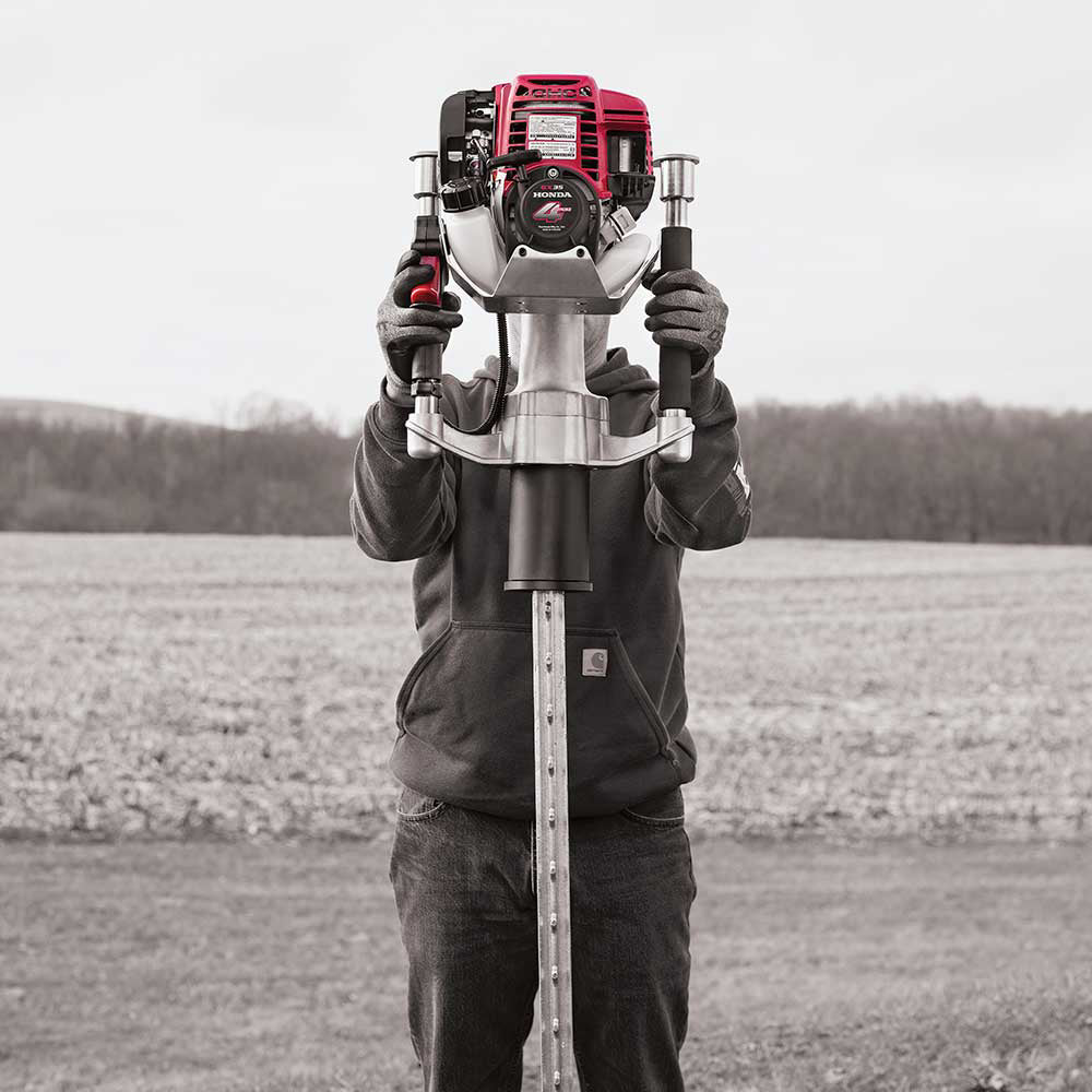 Titan Post Driver | Commercial | 3-1/8-In Diameter | Optional Handle Kits | Gas-Powered Honda GX35
