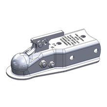Ultra-Tow XTP Auto-Locking Trailer Coupler | 6000-Lb. Cap | Fits 2-In. Ball | 3-In.W Channel