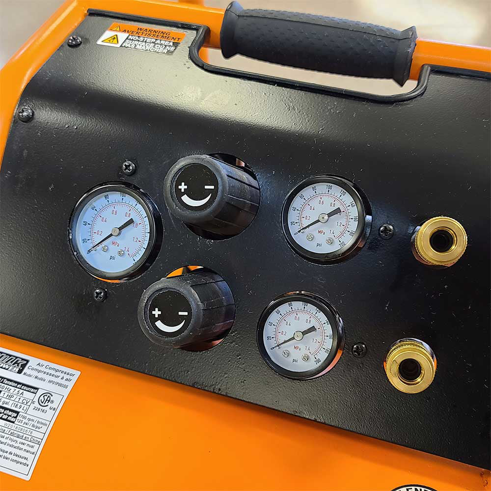 Hulk Air Compressor | Silent | 3.24 CFM @ 90 PSI | 1.5 HP | 5 Gallon Tank