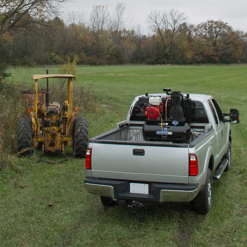 Industrial Air 30-Gallon Air Compressor | Truck Mount | 24CFM | Honda GX390