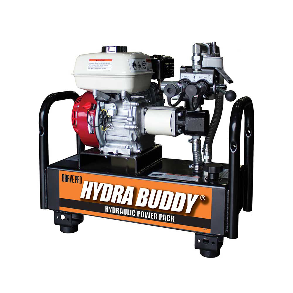 BravePro Hydra Buddy | Hydraulic Power Pack | 900 PSI | 7 GPM | Recoil Start | Honda GX160