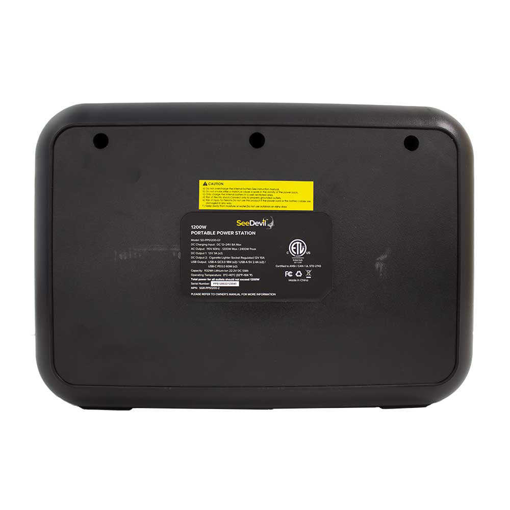 SeeDevil 1200W Portable Power Station | 1132Wh