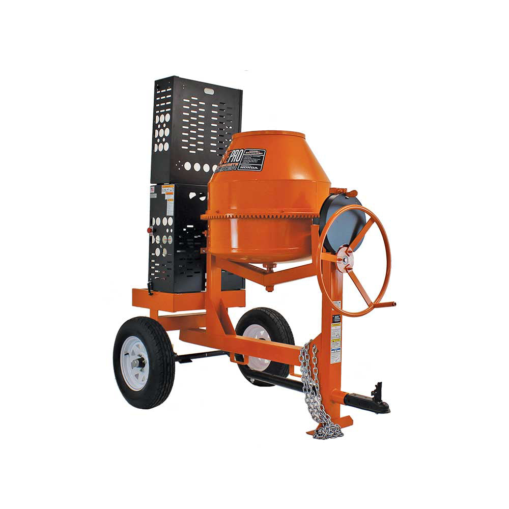 BravePro Concrete Mixer | 9 Cu. Ft. Steel Drum | Honda GX270